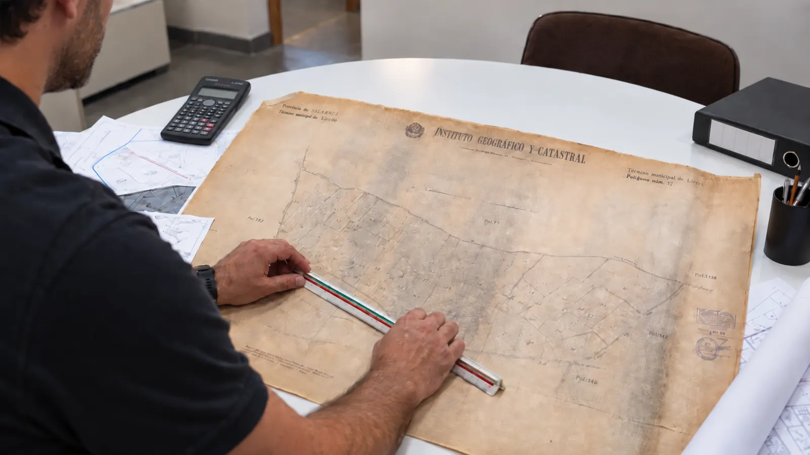 Consulta de cartografía y documentación catastral para el estudio de una finca